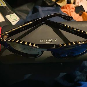 GIVENCHY gold studded sunglasses